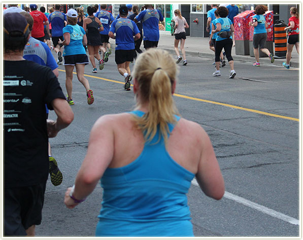 And away I go. Mmm check out that back sweat.