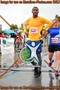 This guy though - he does what I tell everyone NOT to do - he came to a grinding halt at the finish line and I nearly fell on top of him.