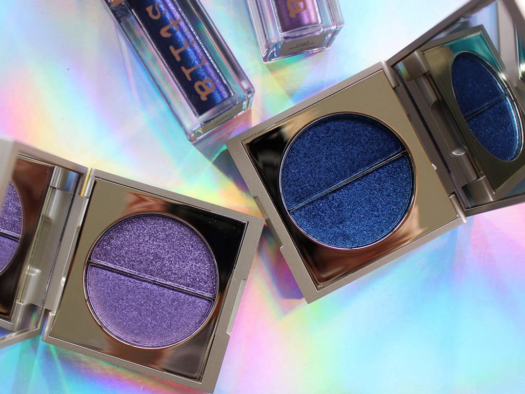 Stila Vivid & Vibrant Eye Shadow Duos in Amethyst and Sapphire