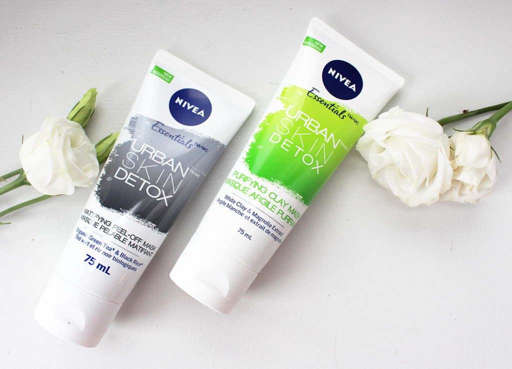 Nivea Urban Skin Detox Mattifying Peel-Off Mask and Purifying Clay Mask