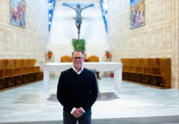 Seminarian Martyn Jones at the Beda College in Rome